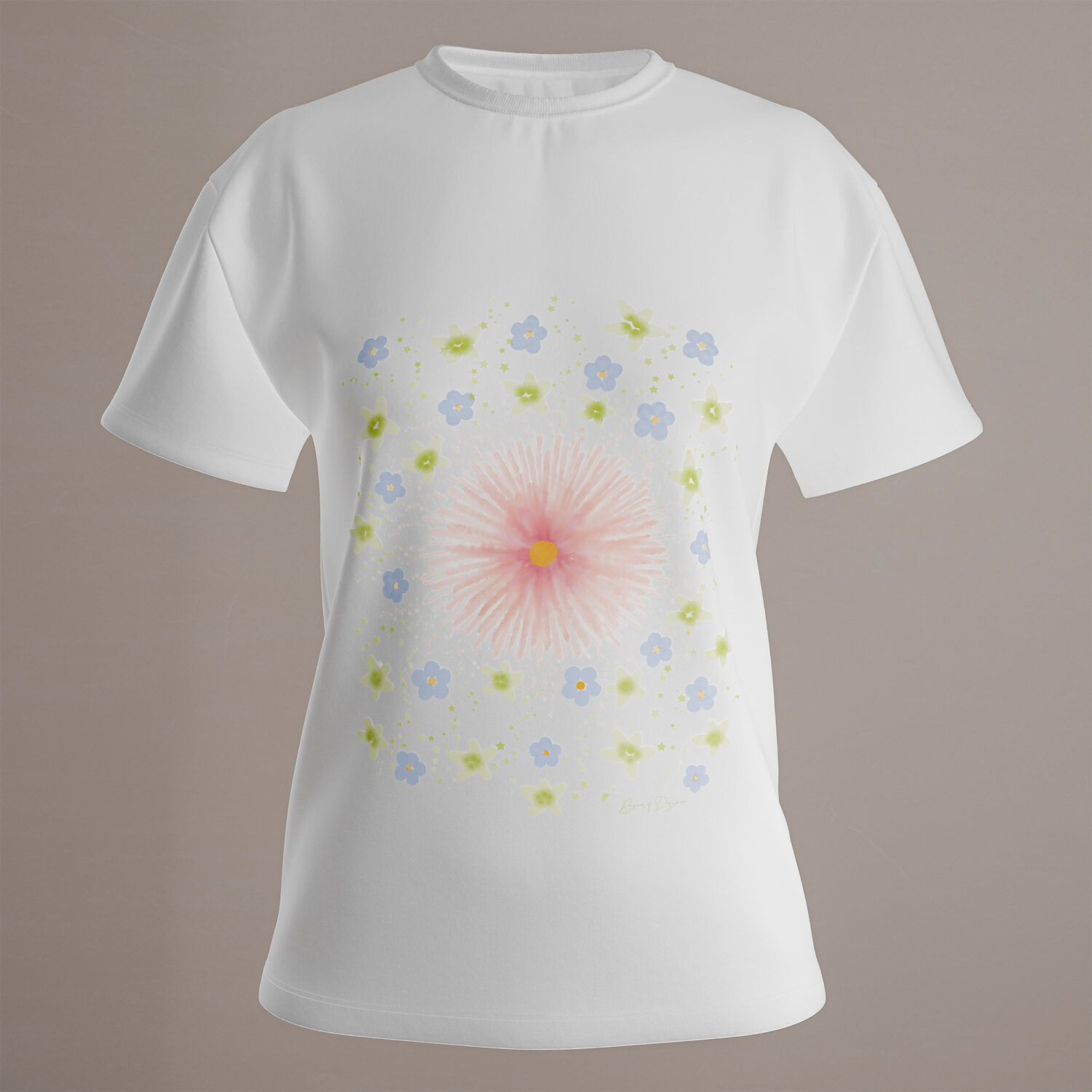 Forget-Me-Not, Daisy & Nicotiana alata | T-Shirt