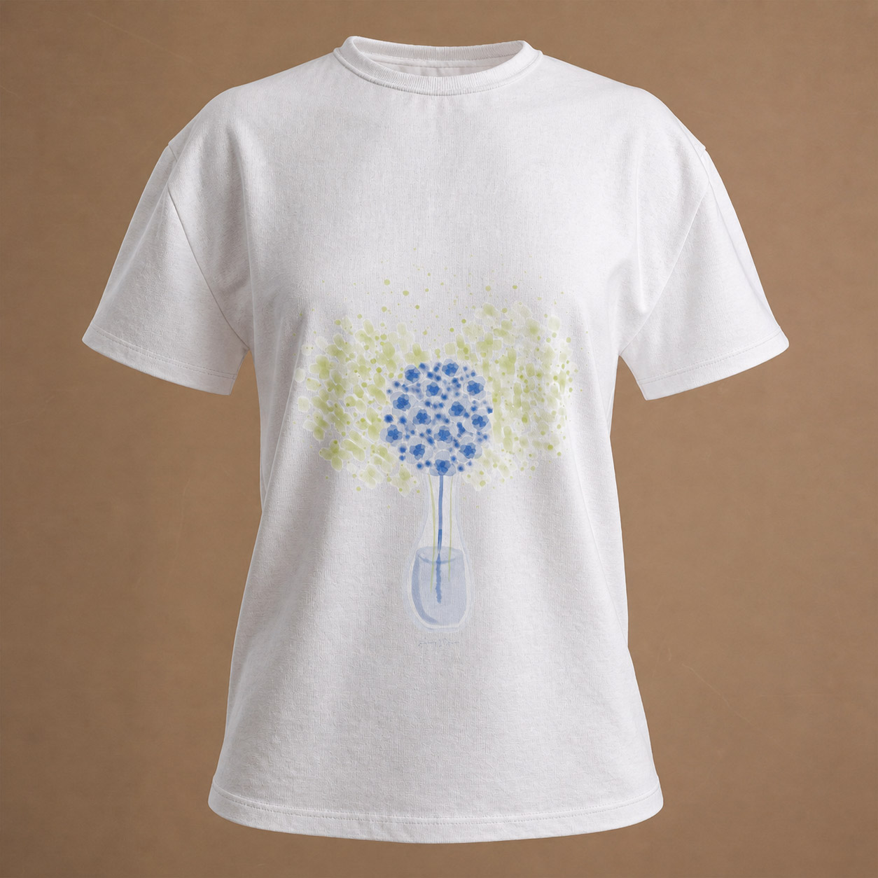 Blue & Green Hydrangea | T-Shirt