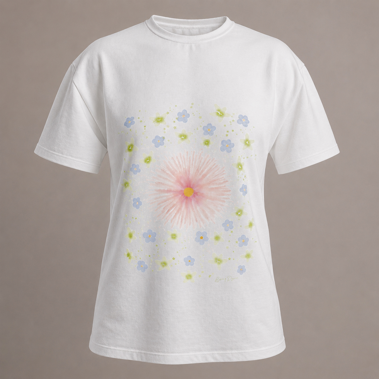 Forget-Me-Not, Daisy & Nicotiana alata | T-Shirt